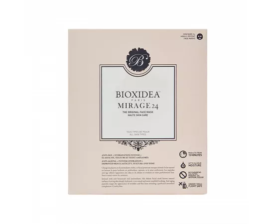 Bioxidea Mirage24 The Original Haute Skin Care Face Mask - Set of 3