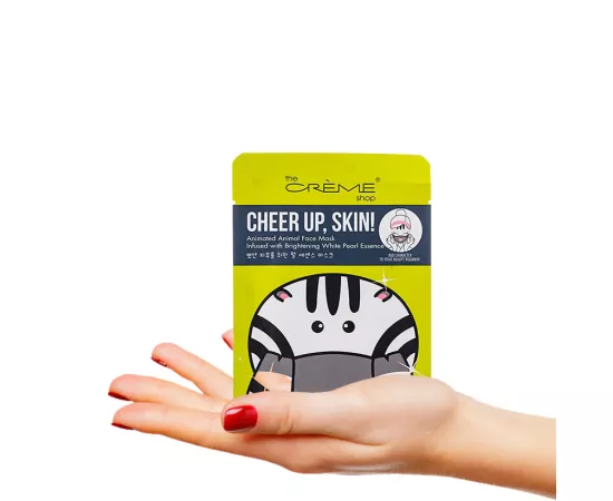 The Crème Shop - Cheer Up, Skin! Zebra Face Mask