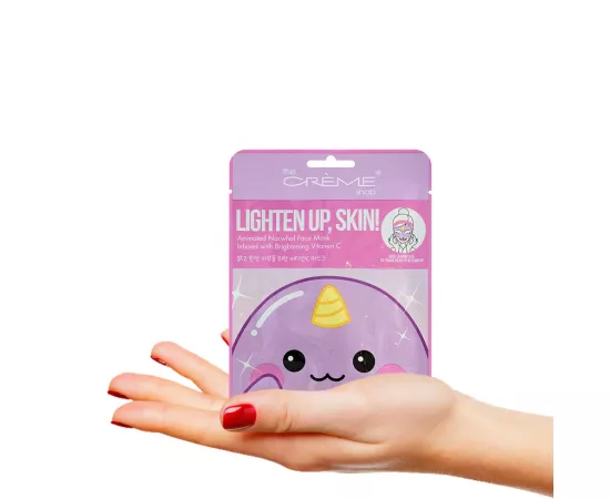 Lighten Up, Skin! Animated Narwhal Face Mask - Brightening Vitamin C