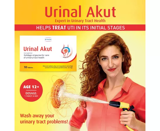 Urinal Akut For Care Of Urinary Tract Health Tablets 10's