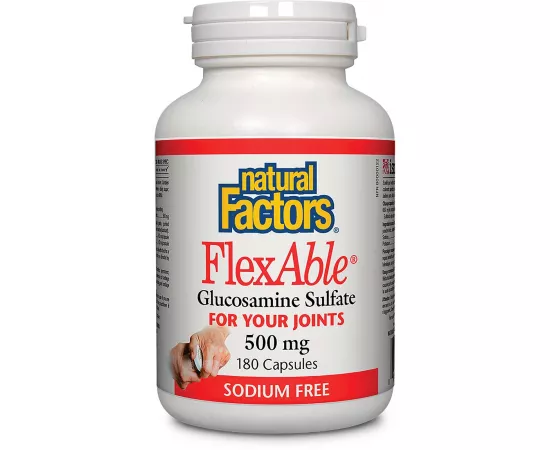 Natural Factors Flexable Glucosamine Sulfate 500mg 180 Capsules