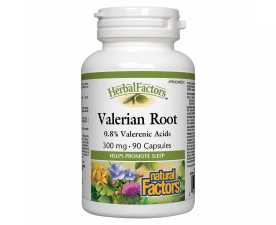 Natural Factors Valerian Root 300 mg 90 Capsules