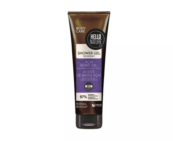 Hello Nature Acai Berry Oil Shower Gel 250 ml