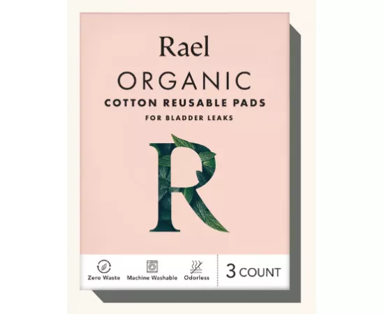 Rael Organic Cotton Reusable Incontinence Pads