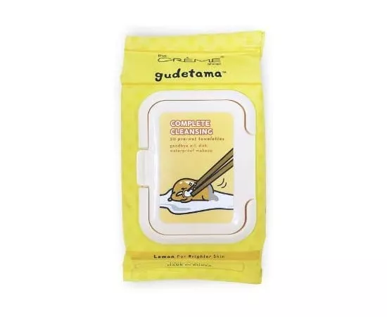 The Crème Shop Gudetama 20 count Pre Wet Towelettes