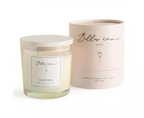 Belles Ames Jar Candle -Santorini