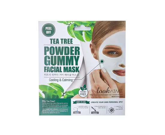 Look At Me 1Pc Powder Gummy Facial Mask (Tea Tree)