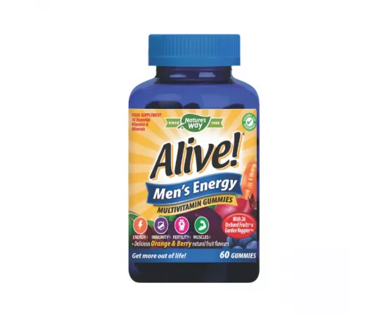 Nature's Way Alive Men's Gummy Vitamin 60 Gummies