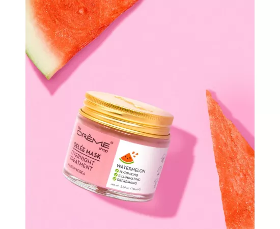 The Crème Shop Gelée Mask Overnight Treatment Watermelon For Hydrating & Glowing Skin