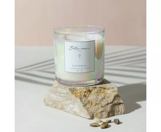 Belles Ames Jar Candle -Santorini