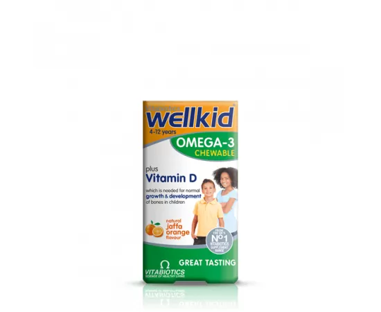 Vitabiotics Wellkid Omega-3 Softbust 60 Chewables