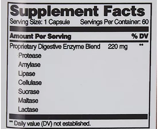 21st Century Digestive Enzymes,30 Capsules