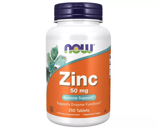 Now Foods Zinc Gluconate 50mg 250 Tablets