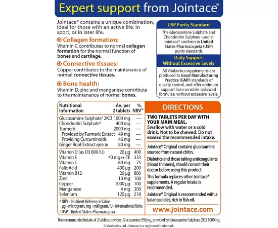 Vitabiotics Jointace Original 30 Tablets