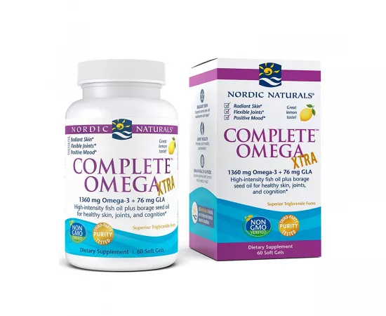 Nordic Naturals, Complete Omega Xtra Lemon, 1000 mg, 60 Soft Gels