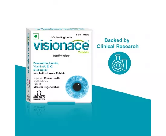 Visionace Vision Care Supplement 30 Tablets