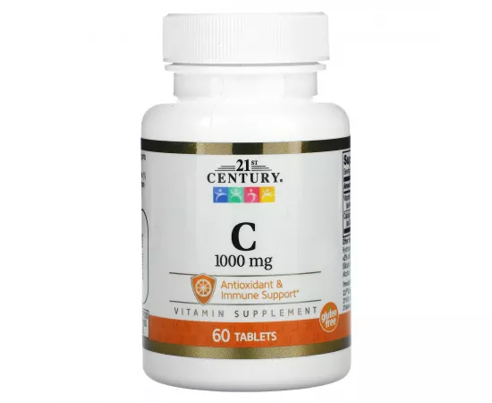 21st Century Vitamin C, 1,000 mg, 60 Tablets