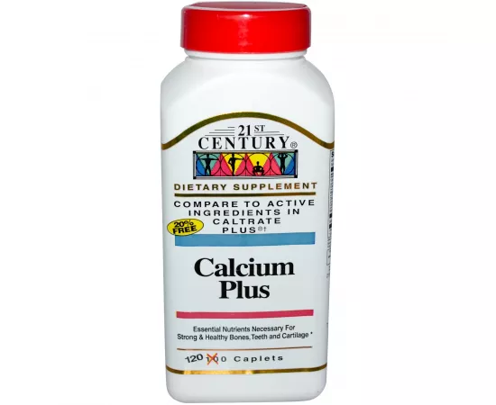 21st Century Calcium Plus 120 Caplets