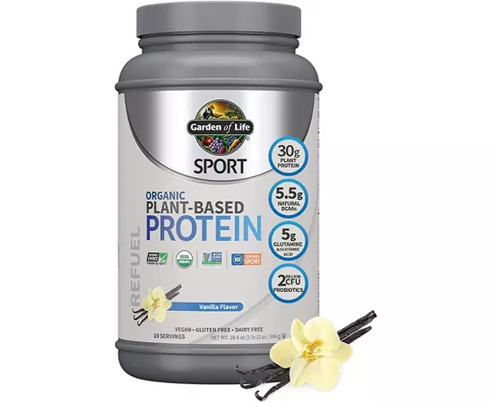 Garden Of Life - Sport Organic Plant-Based Protein Vanilla Flavor 28.4 Oz(806g)