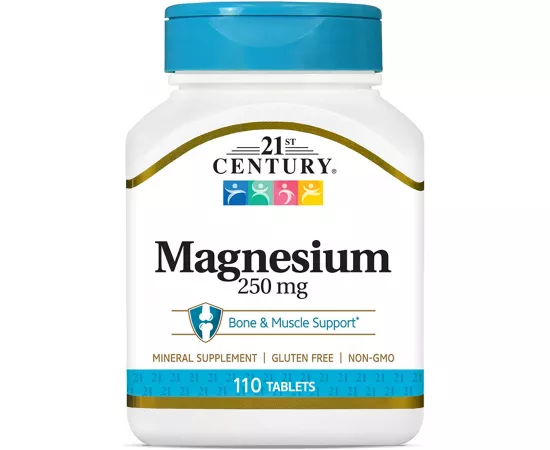 21st Century, Magnesium, 250 mg, 110 Tablets