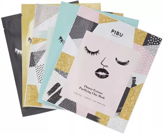 Pibu Skincare Collection Mask Set of 5