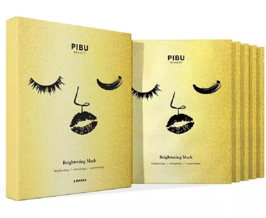 Pibu Brightening Face Mask Set of 5