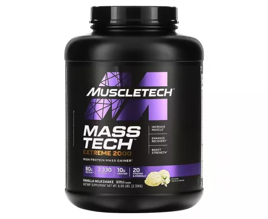 Muscletech MassTech Extreme 2000 Vanilla Milkshake 6 Lb (2.72 kg)