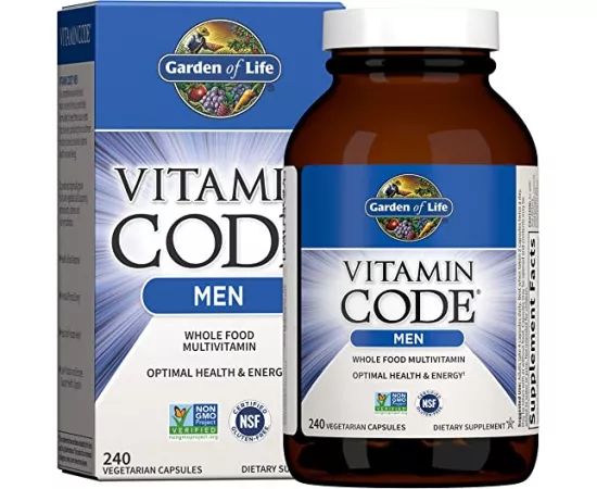 Garden Of Life Vitamin Code 50 And Wiser Men's Multivitamin veggie capsules 120's