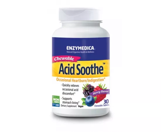 Enzymedica Acid Soothe Chewable Tablets 30's