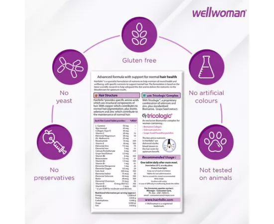 Vitabiotics Hairfollic Woman 60 Tablets