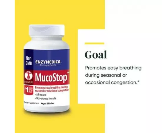 Enzymedica Mucostop 48 Capsules