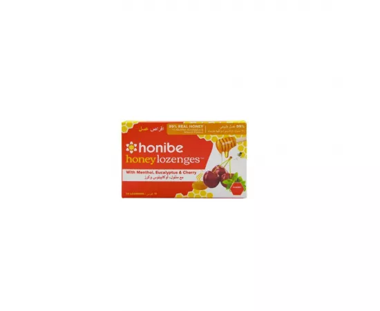 Honibe Honey Lozenges Cherry 10 Lozenges Pastilles