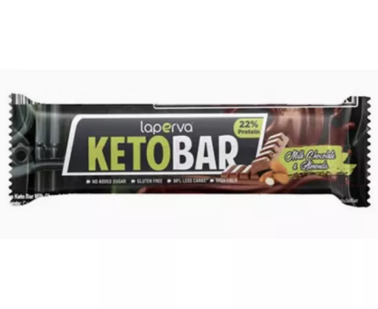 Laperva Keto Bar Milk Choc & Almonds 35g