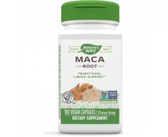 Nature's Way Maca Root 100 Vegan Capsules