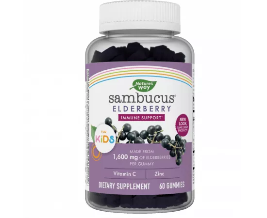 Nature's Way Sambucus Elderberry Kid's Immune Boost Gummies 60's