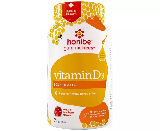 Honibe Vitamin D3 Bone Health Honey Gummies 60's