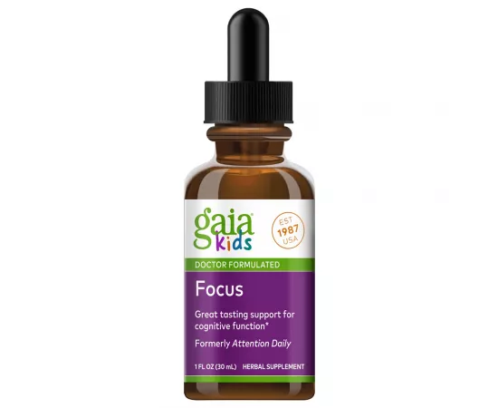 Gaia Herbs Focus Kids Herbal Drops 1 oz Liquid