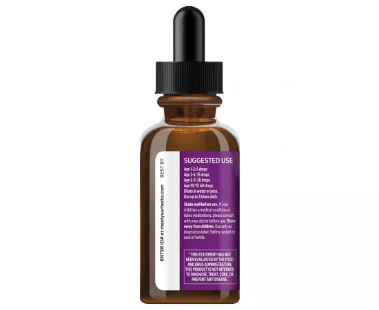 Gaia Herbs Focus Kids Herbal Drops 1 oz Liquid