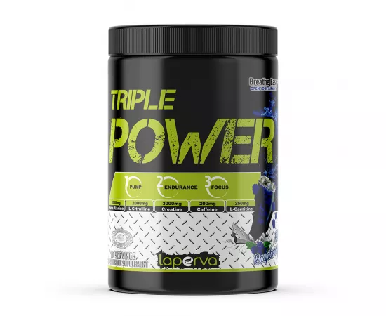 Laperva Triple Power Pre Workout Blue Raspberry 60 Serving