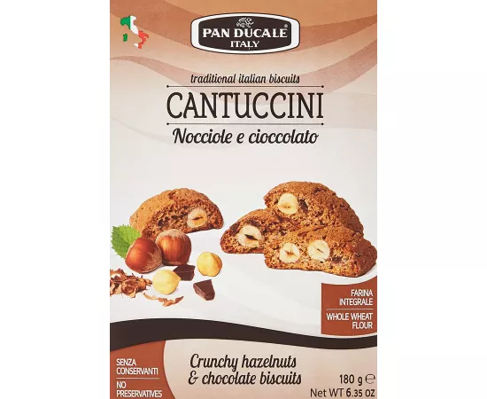 Pan Ducale Hazelnut And Chocolate Biscuits 180grams