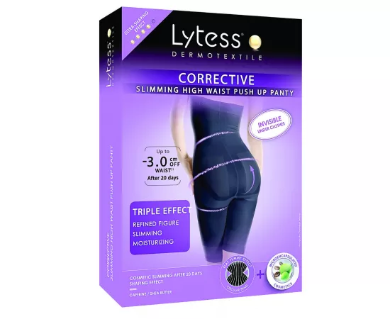 Lytess  Corrective Slimming High Waist Push UP Panty  Black  L/XL