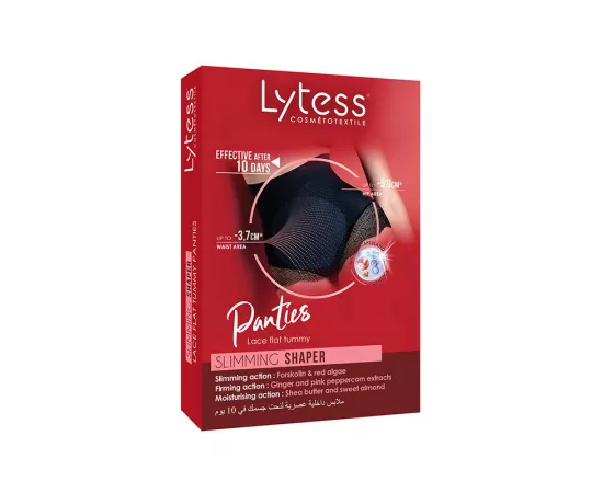 Lytess  Slimming Shaper Lace Flat Tummy Panties  Black  S/M