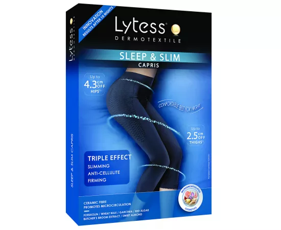 Lytess  Sleep And Slim Capris  Black  S/M