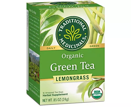 Traditional Medicinals Green Tea Lemongrass Tea Bags 16's