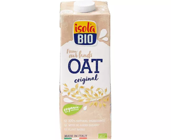 Isola Bio 100% Organic Oat Original Plant Based Milk 1L