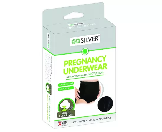 Go Silver Pregnant Underwear Black Size Large