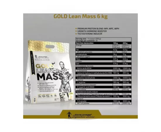 Kevin Levrone Gold Lean Mass 6 kg (13.27 lb)