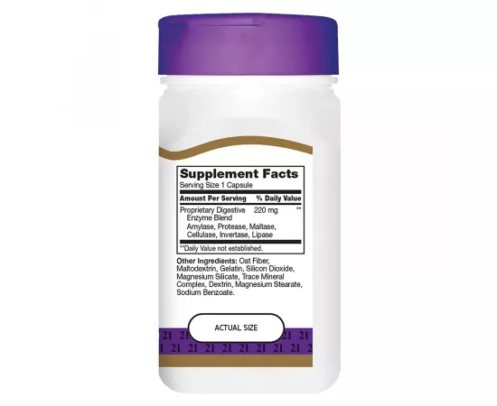 21st Century Digestive Enzymes 60 Capsules