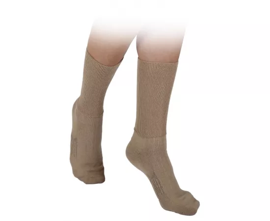 Go Silver Diabetic Socks Brown Size 39/42