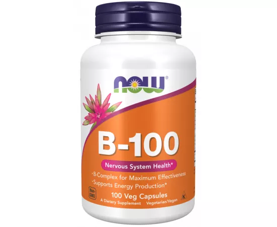 Now Foods Vitamin B-100 100 Veg Capsules